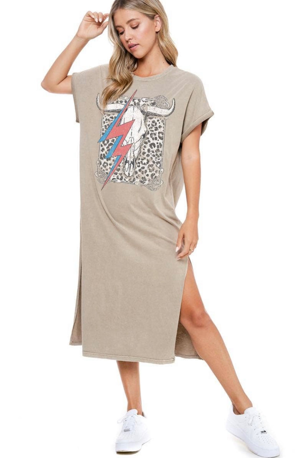 Longhorn t-shirt dress