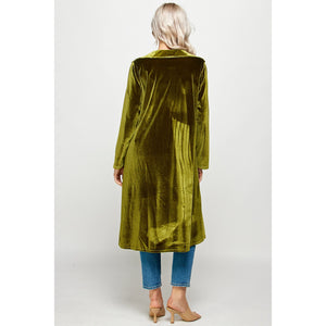 Green Velvet Duster